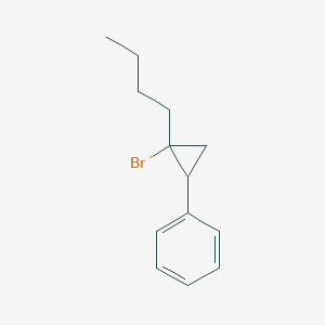 (2-Bromo-2-butylcyclopropyl)benzene