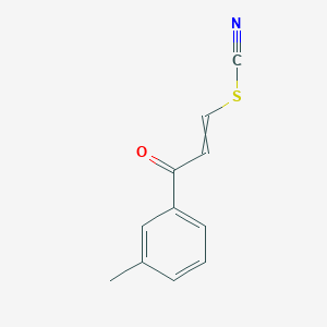 3-(3-Methylphenyl)-3-oxoprop-1-en-1-yl thiocyanate