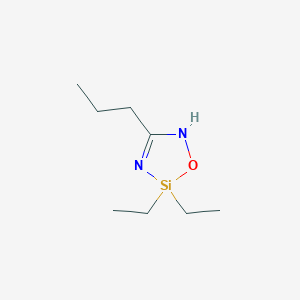 2,2-Diethyl-4-propyl-2,5-dihydro-1,3,5,2-oxadiazasilole