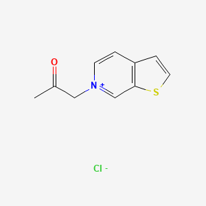 6-(2-Oxopropyl)thieno[2,3-c]pyridin-6-ium chloride