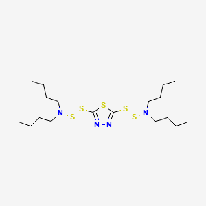 N,N'-(1,3,4-Thiadiazole-2,5-diyldidisulfanediyl)bis(N-butylbutan-1-amine)