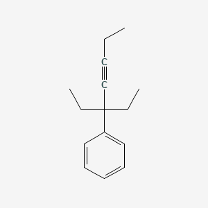 (3-Ethylhept-4-yn-3-yl)benzene