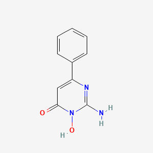 2-Amino-3-hydroxy-6-phenylpyrimidin-4(3H)-one