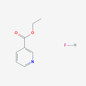 Ethyl pyridine-3-carboxylate;hydrofluoride