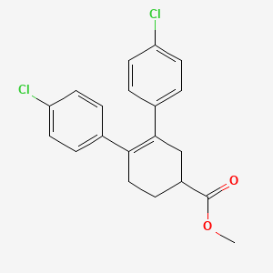 Methyl 3,4-bis(4-chlorophenyl)cyclohex-3-ene-1-carboxylate