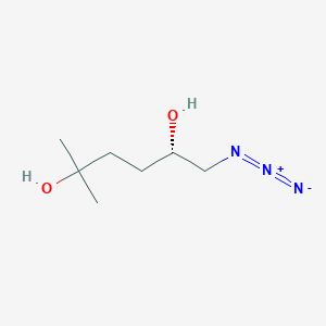 (2S)-1-azido-5-methylhexane-2,5-diol