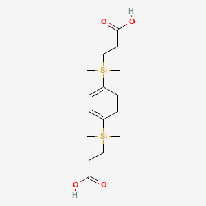 3,3'-[1,4-Phenylenebis(dimethylsilanediyl)]dipropanoic acid