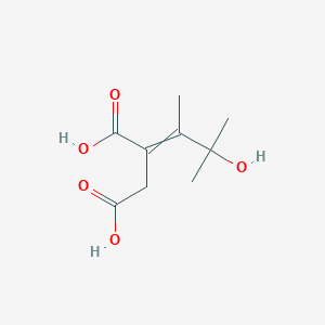 2-(3-Hydroxy-3-methylbutan-2-ylidene)butanedioic acid