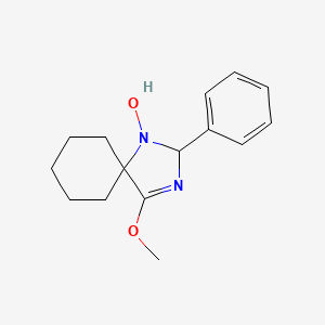 4-Methoxy-2-phenyl-1,3-diazaspiro[4.5]dec-3-en-1-ol