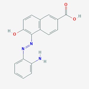 5-[2-(2-Aminophenyl)hydrazinylidene]-6-oxo-5,6-dihydronaphthalene-2-carboxylic acid