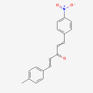 1-(4-Methylphenyl)-5-(4-nitrophenyl)penta-1,4-dien-3-one