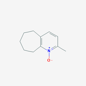 5H-Cyclohepta[b]pyridine, 6,7,8,9-tetrahydro-2-methyl-, 1-oxide