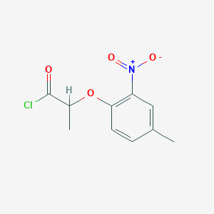 2-(4-Methyl-2-nitrophenoxy)propanoyl chloride