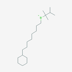 (8-Cyclohexyloctyl)(2,3-dimethylbutan-2-YL)boranyl