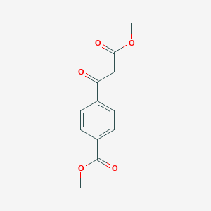 molecular formula C12H12O5 B145276 4-(3-甲氧基-3-氧代丙酰)苯甲酸甲酯 CAS No. 125369-26-8