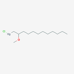 molecular formula C13H27ClHgO B14527735 Chloro(2-methoxydodecyl)mercury CAS No. 62594-86-9