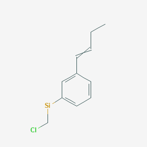 molecular formula C11H13ClSi B14527776 CID 71387426 CAS No. 62336-32-7