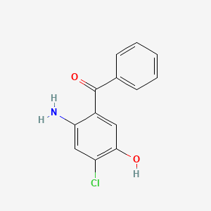 (2-Amino-4-chloro-5-hydroxyphenyl)(phenyl)methanone