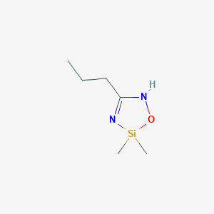 2,2-Dimethyl-4-propyl-2,5-dihydro-1,3,5,2-oxadiazasilole