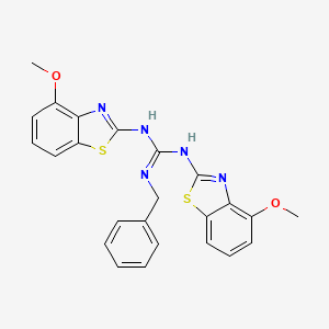 N''-Benzyl-N,N'-bis[(4-methoxy-1,3-benzothiazol-2-yl)]guanidine