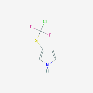 1H-Pyrrole, 3-[(chlorodifluoromethyl)thio]-