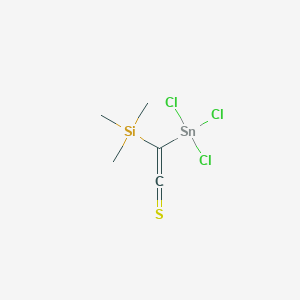 2-(Trichlorostannyl)-2-(trimethylsilyl)ethene-1-thione