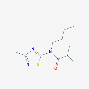 N-Butyl-2-methyl-N-(3-methyl-1,2,4-thiadiazol-5-yl)propanamide