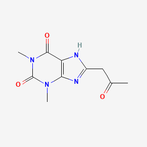 1,3-Dimethyl-8-(2-oxopropyl)-3,7-dihydro-1H-purine-2,6-dione