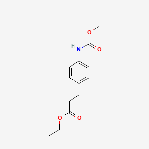 Ethyl 3-{4-[(ethoxycarbonyl)amino]phenyl}propanoate