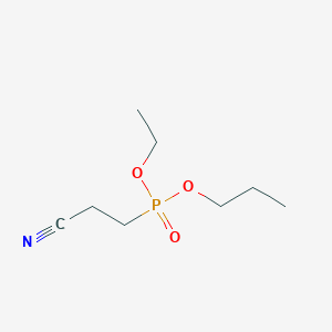 Ethyl propyl (2-cyanoethyl)phosphonate