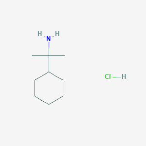 molecular formula C9H20ClN B1452801 2-Cyclohexylpropan-2-amine hydrochloride CAS No. 90726-02-6