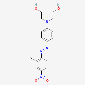 2,2'-({4-[(E)-(2-Methyl-4-nitrophenyl)diazenyl]phenyl}azanediyl)di(ethan-1-ol)