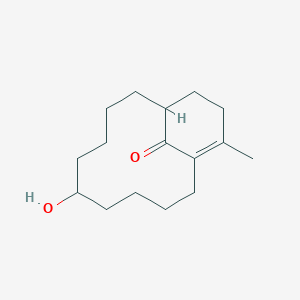 6-Hydroxy-12-methylbicyclo[9.3.1]pentadec-11-en-15-one