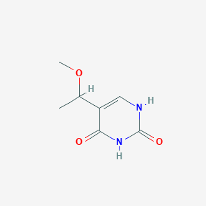 5-(1-Methoxyethyl)pyrimidine-2,4(1H,3H)-dione