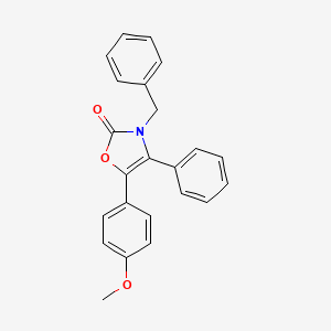 3-Benzyl-5-(4-methoxyphenyl)-4-phenyl-1,3-oxazol-2(3H)-one