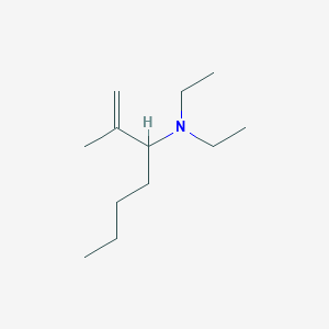 N,N-Diethyl-2-methylhept-1-en-3-amine