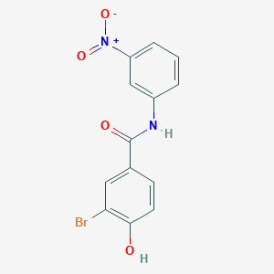 3-Bromo-4-hydroxy-N-(3-nitrophenyl)benzamide