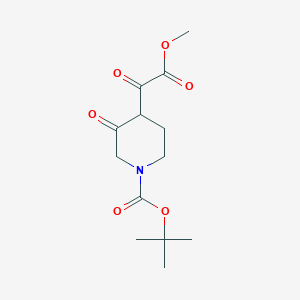 Tert-butyl 4-(2-methoxy-2-oxoacetyl)-3-oxopiperidine-1-carboxylate