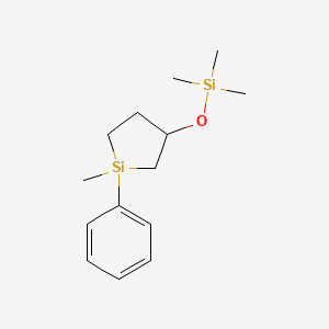 1-Methyl-1-phenyl-3-[(trimethylsilyl)oxy]silolane