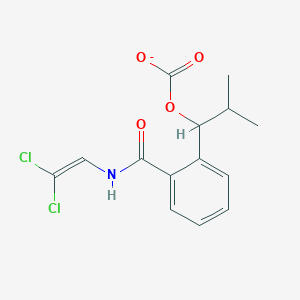 1-{2-[(2,2-Dichloroethenyl)carbamoyl]phenyl}-2-methylpropyl carbonate