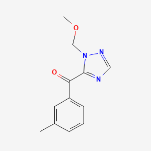 [1-(Methoxymethyl)-1H-1,2,4-triazol-5-yl](3-methylphenyl)methanone