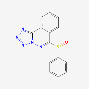 6-(Benzenesulfinyl)tetrazolo[5,1-a]phthalazine