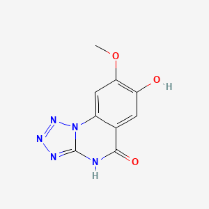 7-Hydroxy-8-methoxytetrazolo[1,5-a]quinazolin-5(1H)-one