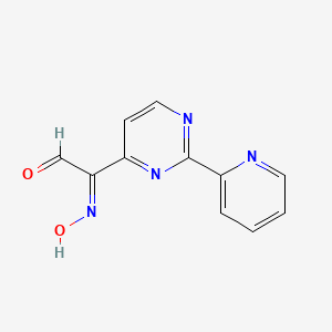 (2Z)-2-hydroxyimino-2-(2-pyridin-2-ylpyrimidin-4-yl)acetaldehyde