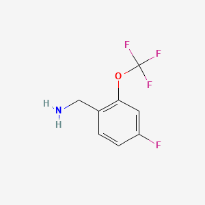 4-Fluoro-2-(trifluoromethoxy)benzylamine