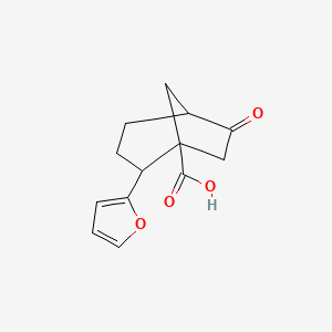 2-(Furan-2-yl)-6-oxobicyclo[3.2.1]octane-1-carboxylic acid