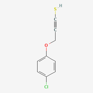 3-(4-Chlorophenoxy)prop-1-yne-1-thiol