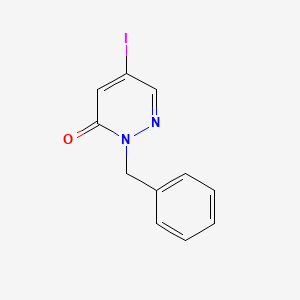 molecular formula C11H9IN2O B1452820 2-benzyl-5-iodopyridazin-3(2H)-one CAS No. 825633-93-0