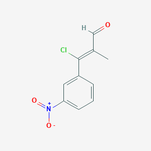 2-Propenal, 3-chloro-2-methyl-3-(3-nitrophenyl)-, (Z)-