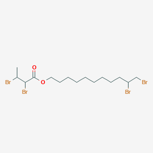 10,11-Dibromoundecyl 2,3-dibromobutanoate